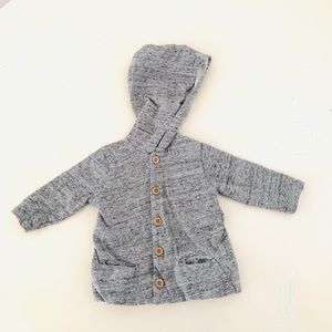Bonpoint hooded baby cardigan